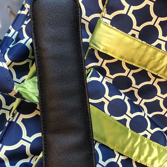 Ju-Ju-Be Classic Be Prepared Diaper Bag in Royal Envy Print with Stroller clasps - Picture 2 of 13